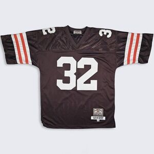 Cleveland Browns Vintage Jim Brown Jeff Hamilton Football Jersey